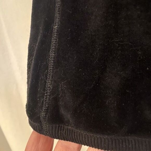 Sonia Rykiel Paris Strapless Mini Dress Stretch Velour with Bustier Top size Med - Picture 3 of 7